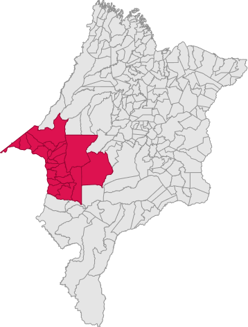 Mapa das cidades atendidas